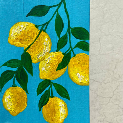 Lemon Zest | Hand-painted Notebook