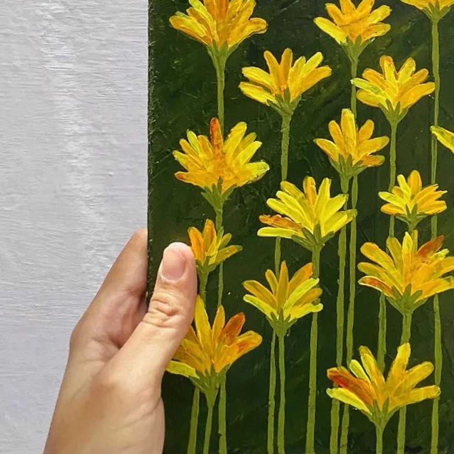 Yellow Bliss | Hand-painted Notebook