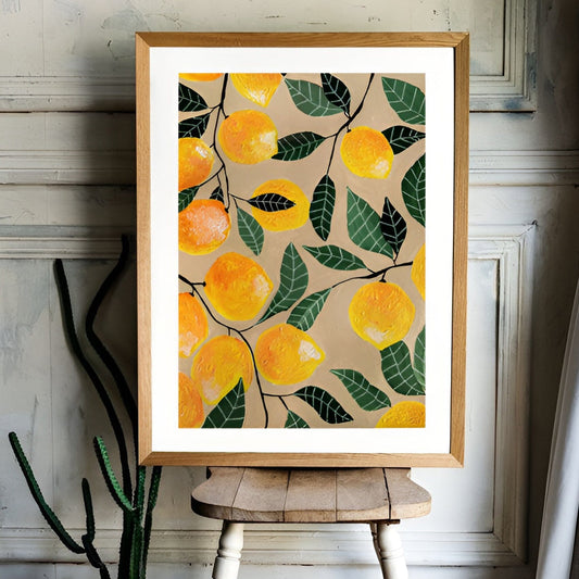 Sun-kissed Oranges | Painting Painting feb & flowers 