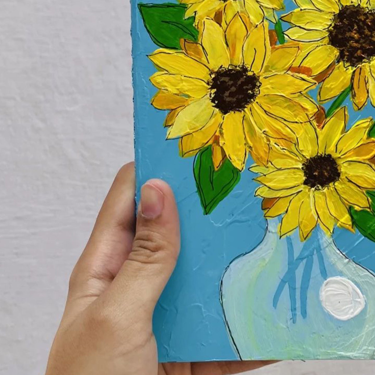 Sunlit Blooms | Hand-painted Notebook