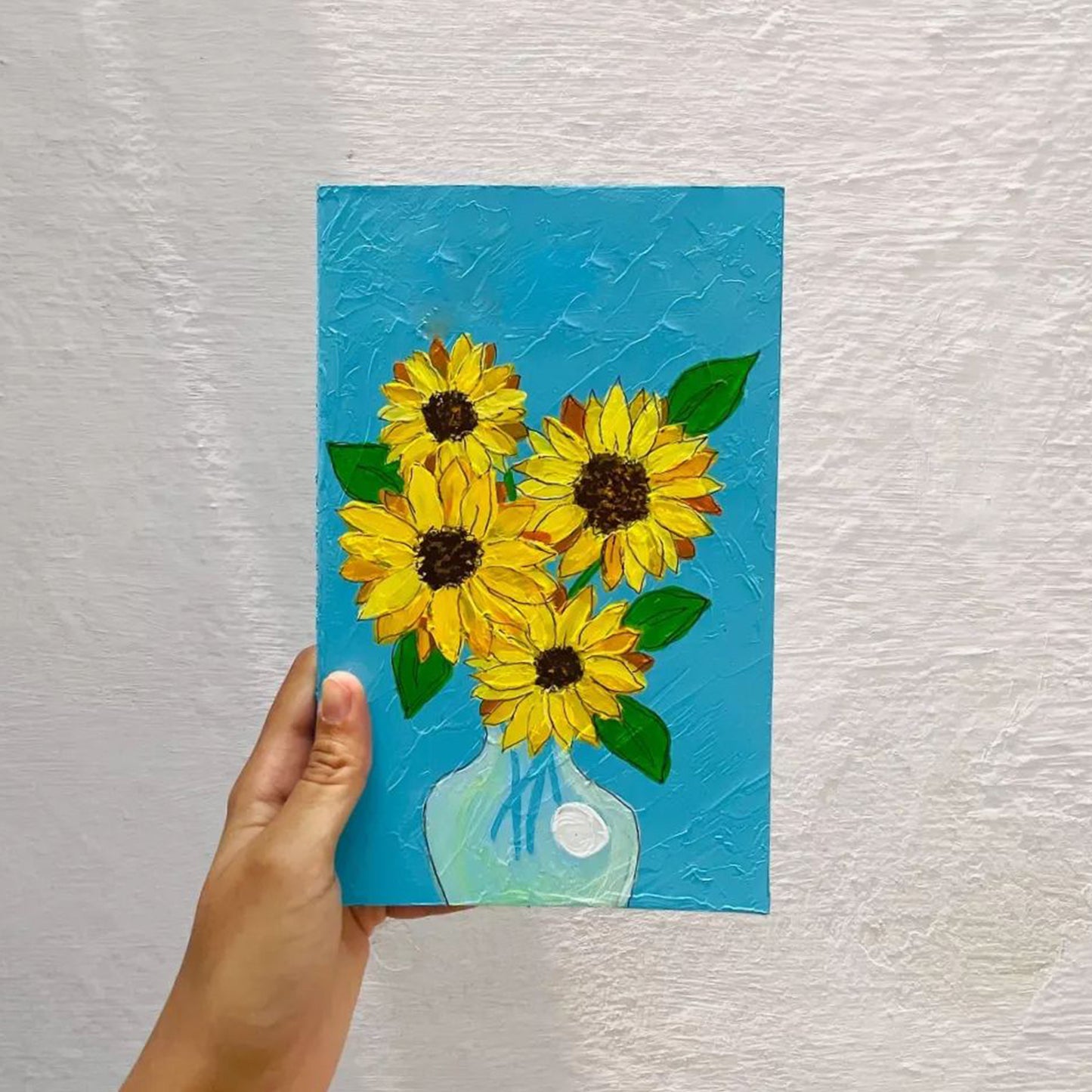 Sunlit Blooms | Hand-painted Notebook