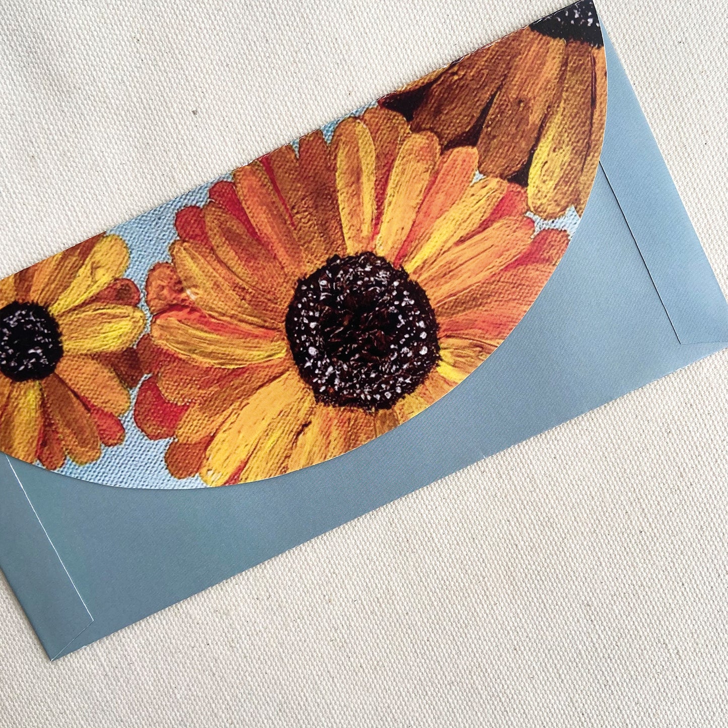 Sunlit Sunflowers | Envelope