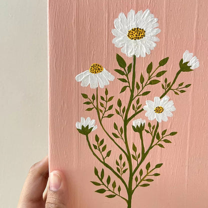 Dreamy Whites | Hand-painted Notebook