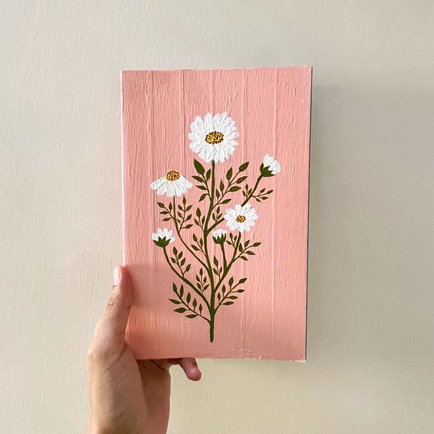 Dreamy Whites | Hand-painted Notebook