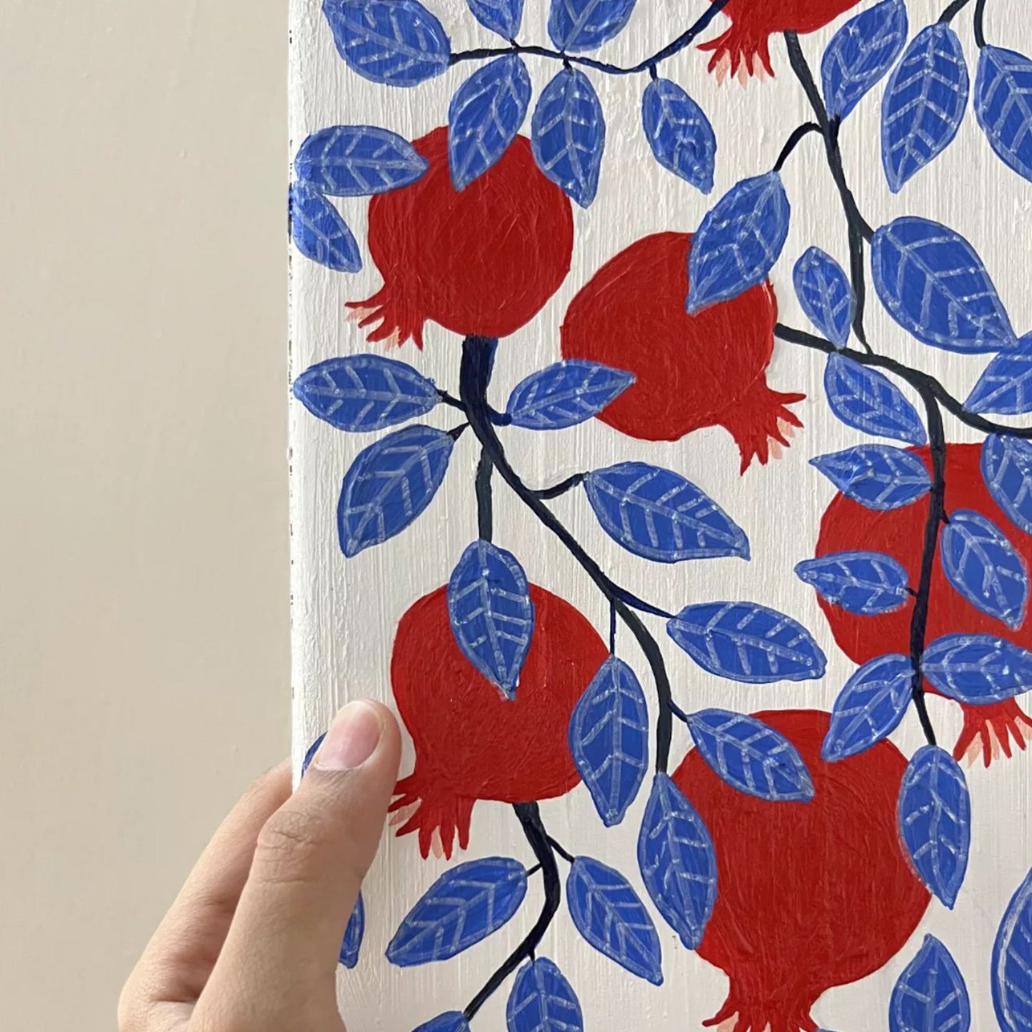 Pomegranates | Hand-painted Notebook