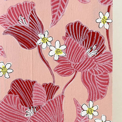 Pink Romance | Hand-painted Notebook