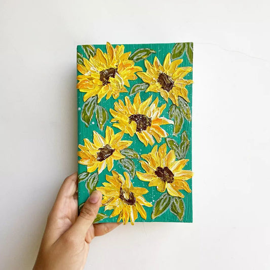 Sunflowers | Hand-painted Notebook