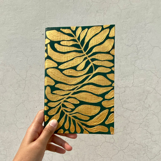 Sunleaf | Hand-painted Notebook