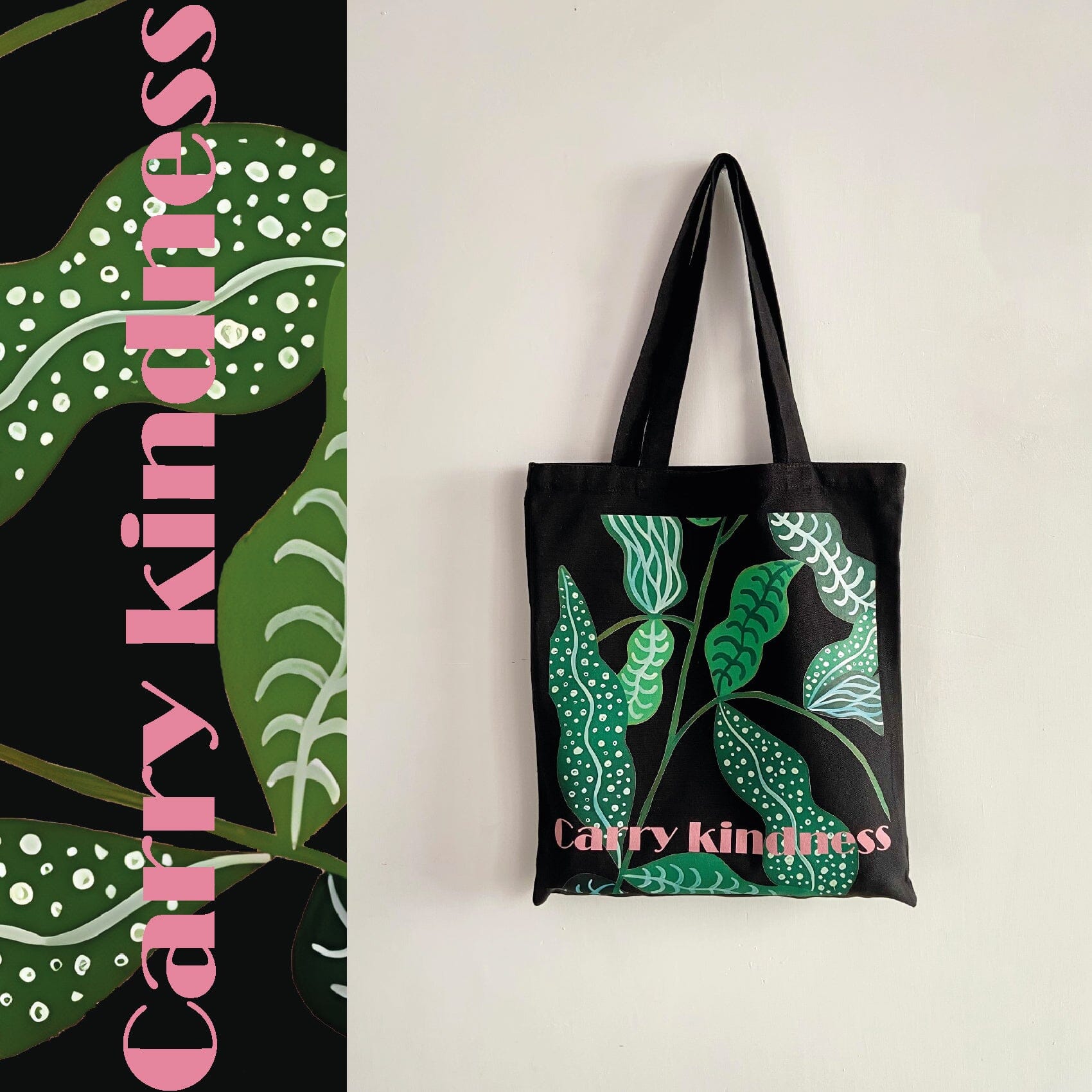 Carry Kindness | Tote Bag Tote Bags feb & flowers 