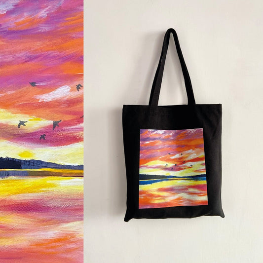 The Sunset | Tote Bag Tote Bags feb & flowers 